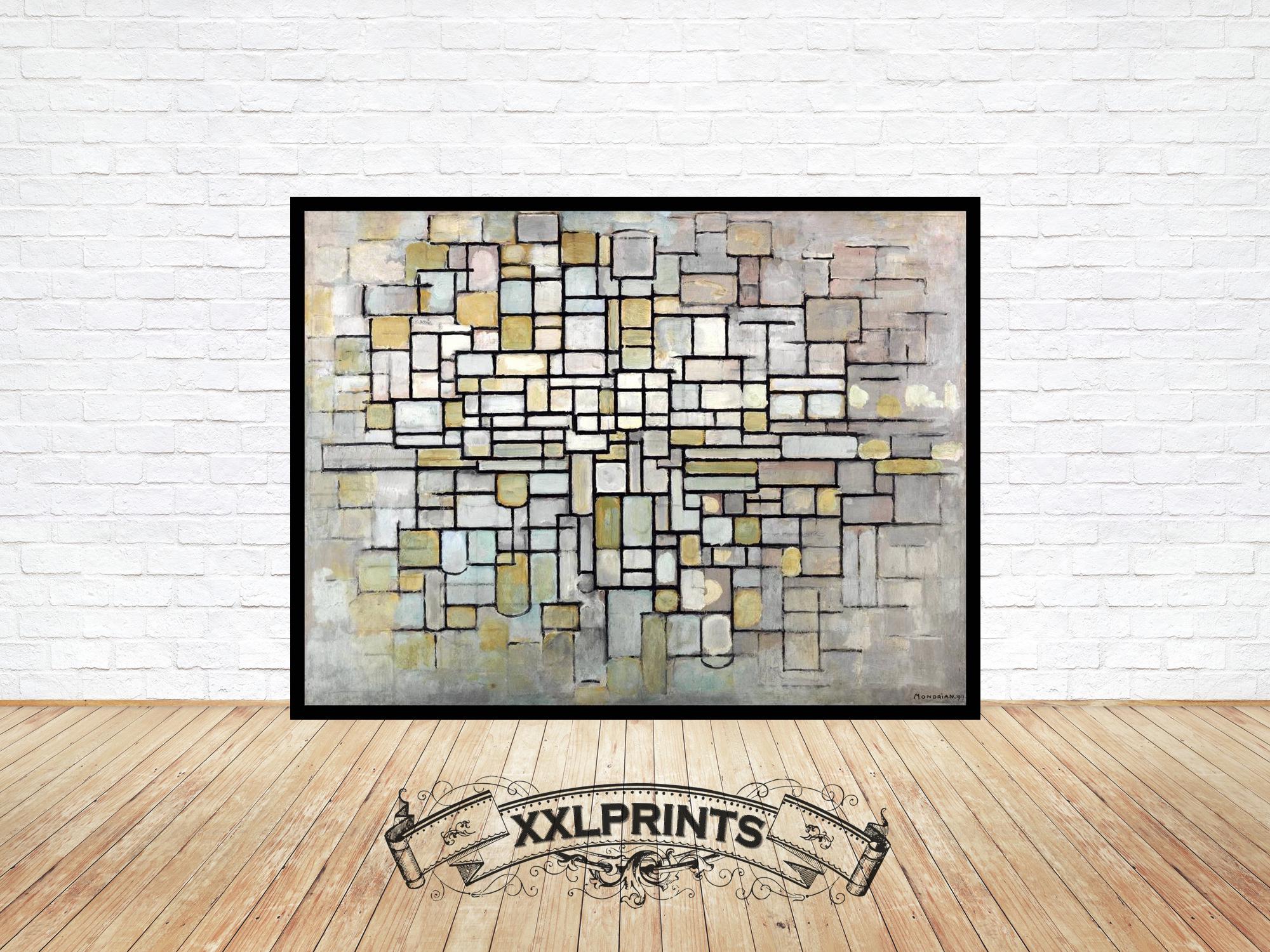 Piet Mondrian, Composition no. II, 1913, fine reproduction, fine art print