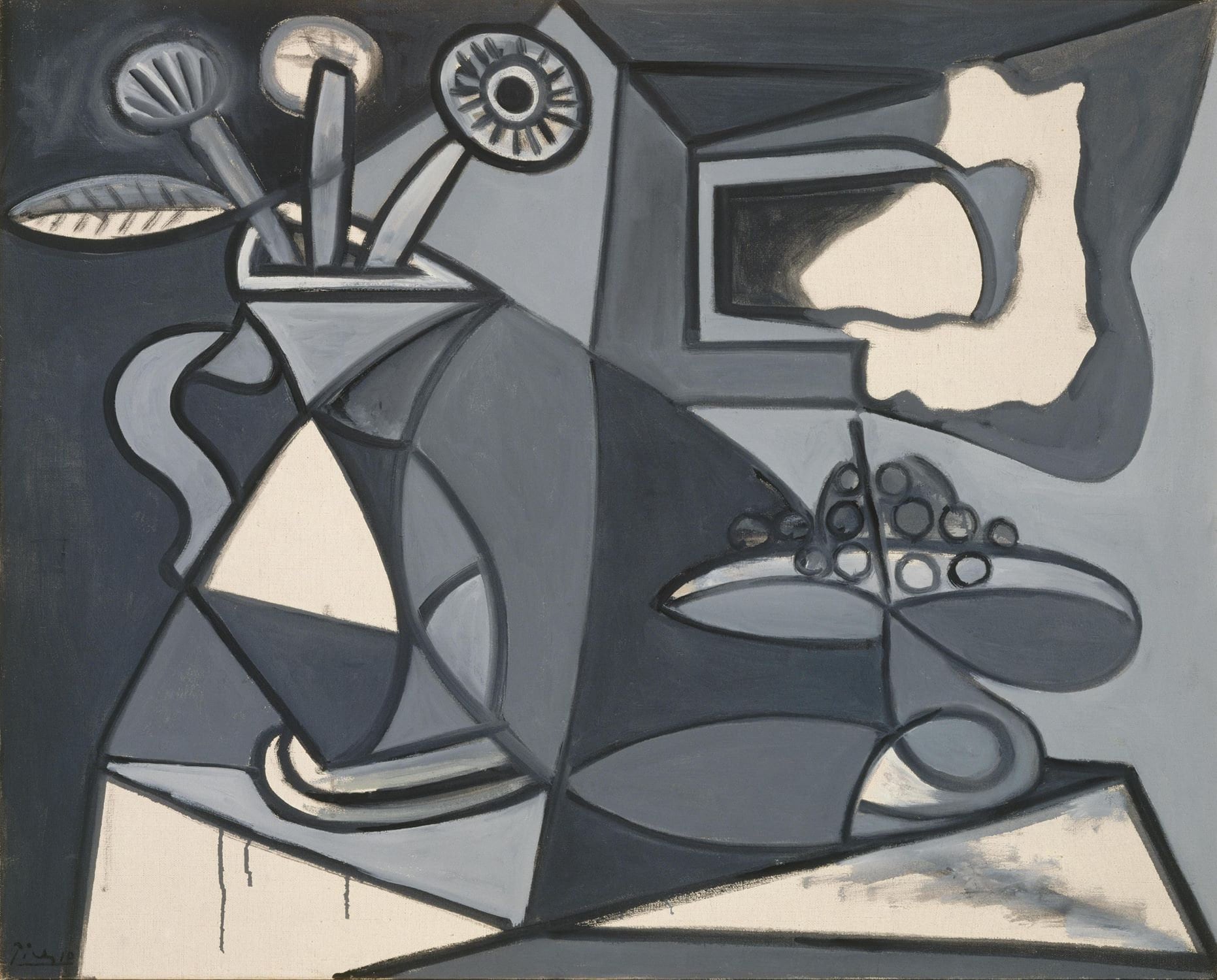 絵画　ピカソ　ジクレー版画 ピカソの静物画版画：花瓶の花、1943年 ジクレー版画複製 - Etsy 日本