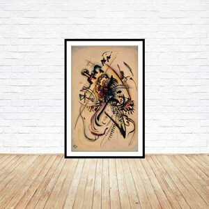 Wassily Kandinsky - With One Voice, 1916, fine reproduction, large, fine art print, oversize print