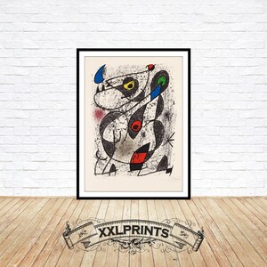 Joan Miro, Miro ink, fine reproduction, fine art print, large print