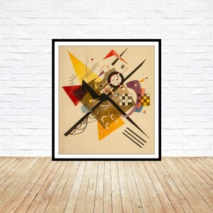 Wassily Kandinsky, Study for Auf Weiss II, 1922, fine reproduction, large, fine art print, oversize print