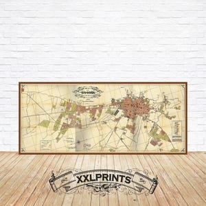 Mapa antiguo de Bogotá, Colombia, 1932, Plano de Bogotá, excelente reproducción, mapa enorme, impresión de bellas artes, impresión de mapa de gran tamaño