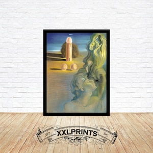 Salvador Dali, The anthropomorphic tower, 1930, fine reproduction, fine art print, large print