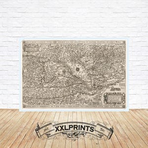 1624 Hungary Map Print: Fine Art Reproduction