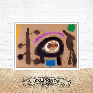 Joan Miro - Oiseaux, Composition, 1953, fine reproduction, fine art print