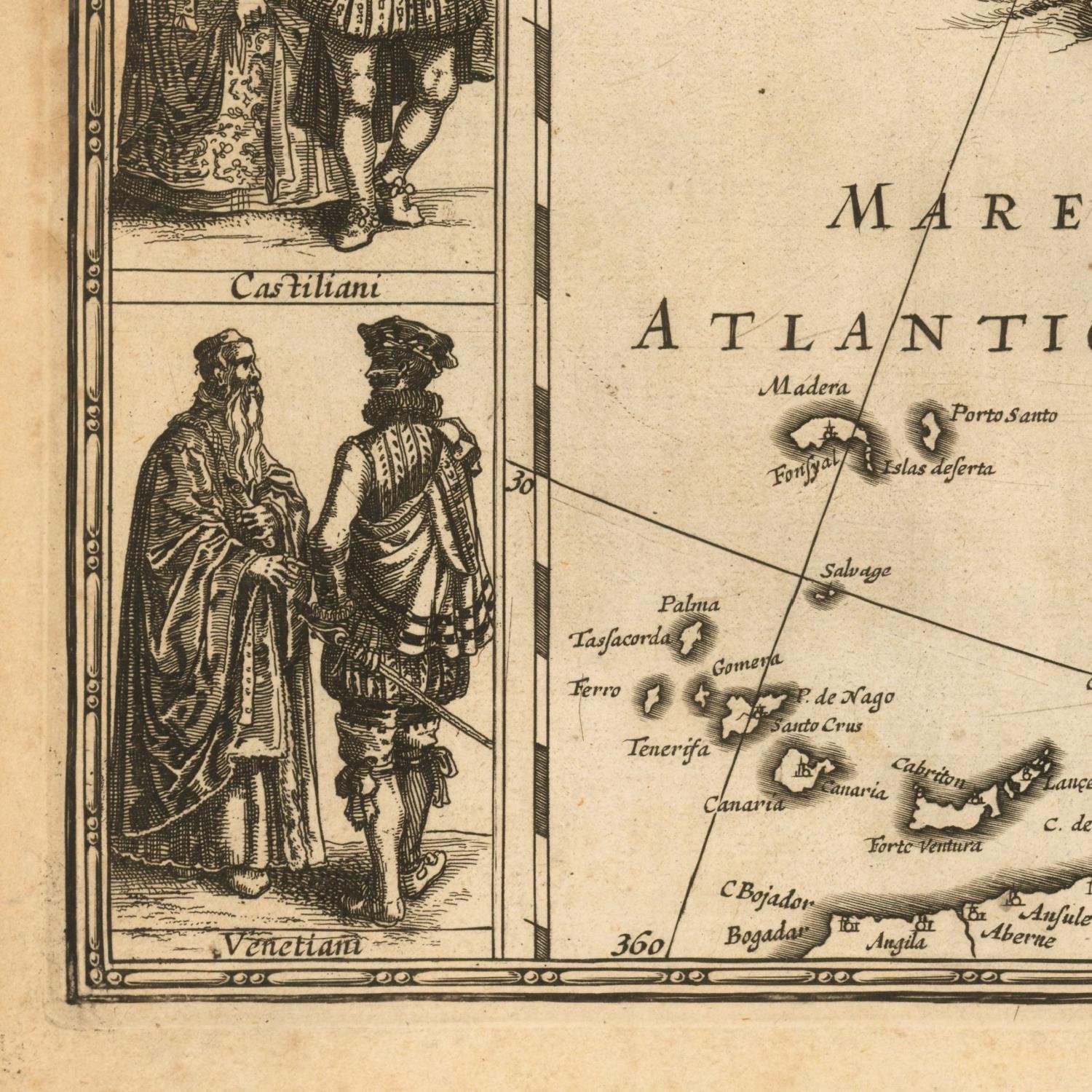1617 Map of Europe: Rare Ancient Fine Art Print - Etsy