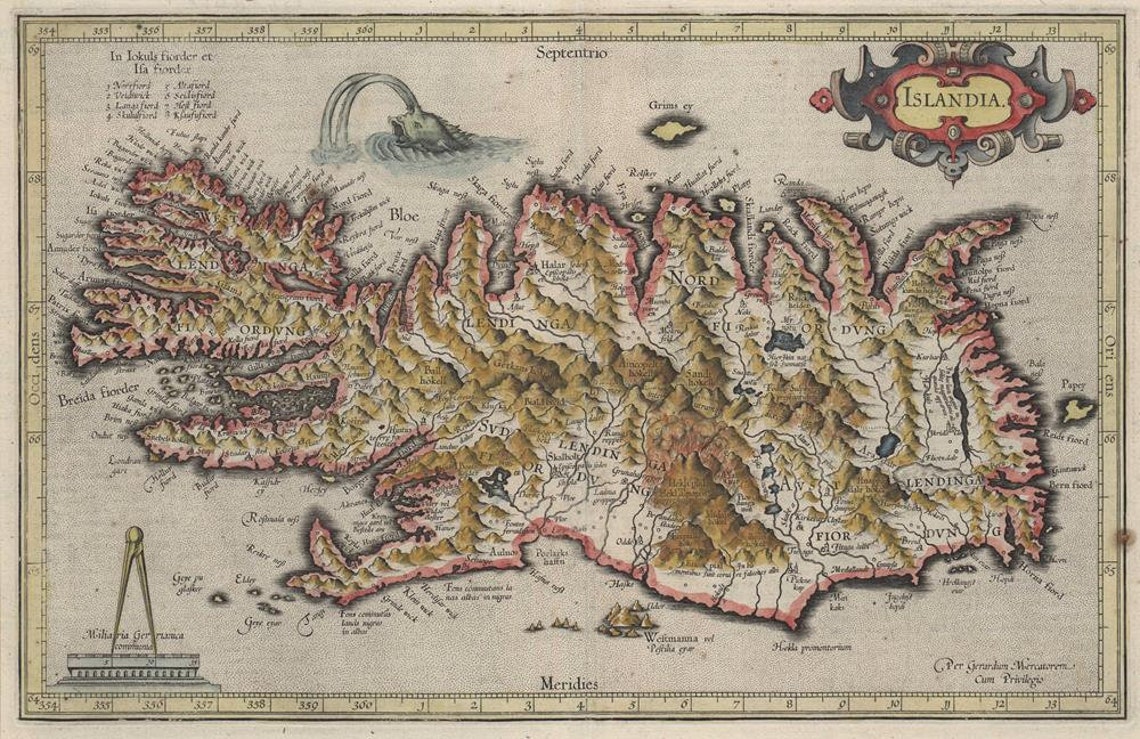 Ancient Map of Iceland 1595 Antique Very Rare Map Fine - Il 1140xN.1705390566 6z0b Ancient Map of Iceland 1595 Antique Very Rare Map Fine - Il 1140xN.1705390566 6z0b
