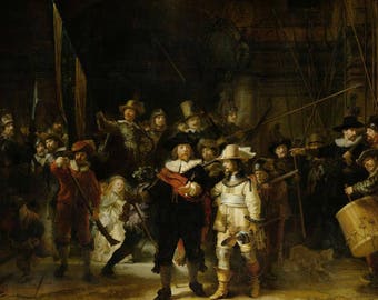 Rembrandt Harmenszoon van Rijn, The Nightwatch, 1642, fine art print