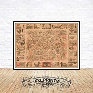 19th Century Beverly Hills Map: Fine Art Giclée Print