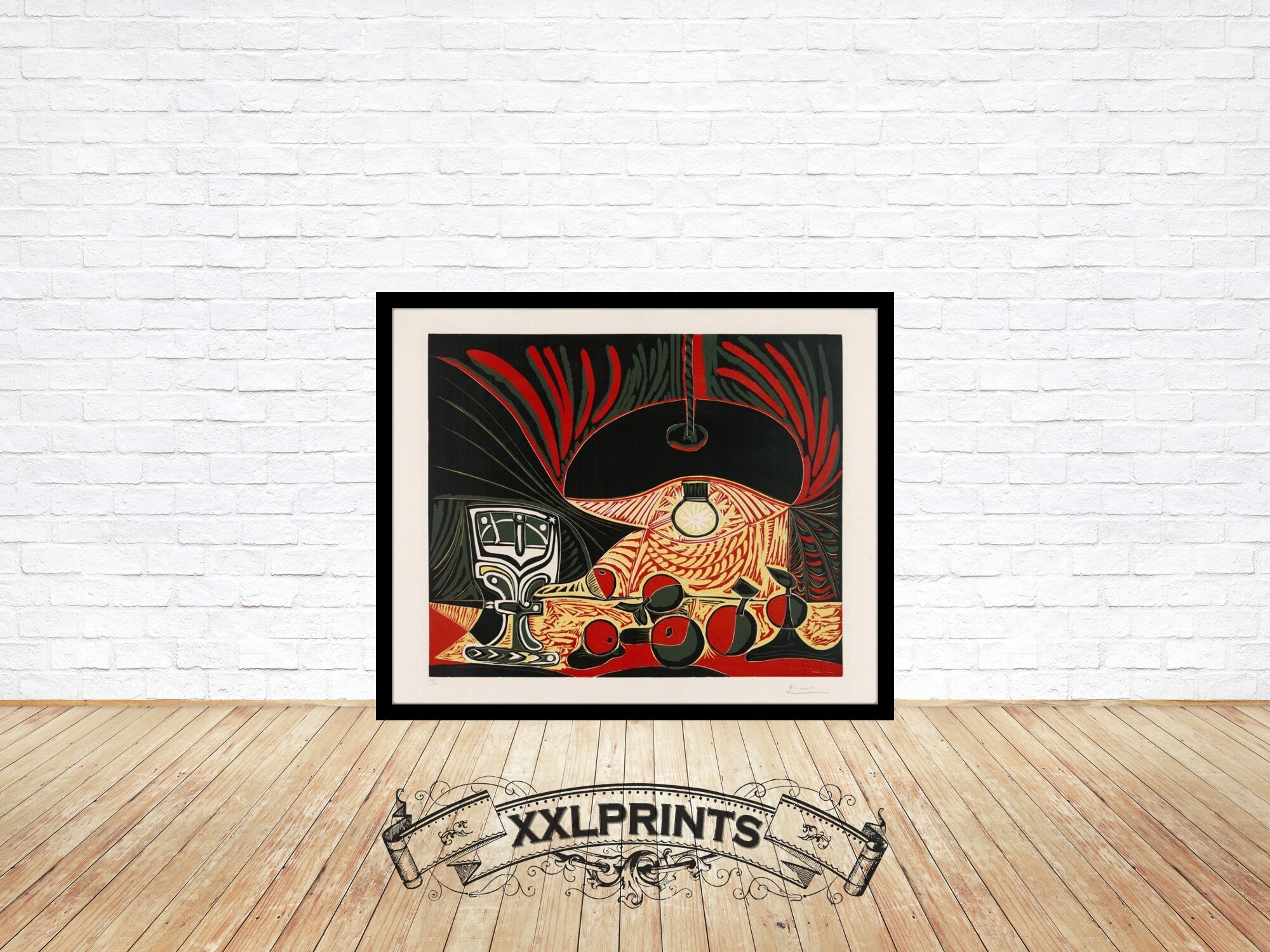 ピカソ静物画: Nature Morte au Verre、美術品の複製 - Etsy 日本