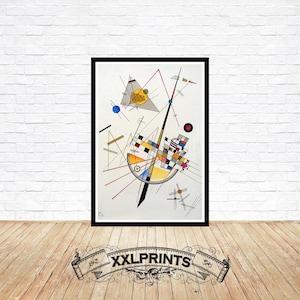 Wassily Kandinsky, Delicate Tension, 1923, fine reproduction, fine art print, large print