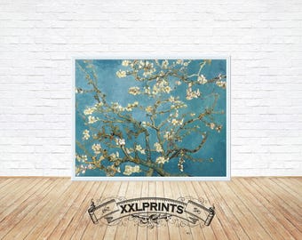 Beautiful Vincent Van Gogh print, Branches with almond blossom, 1890, fine art print