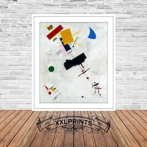 Kazimir Malevich, Suprematism, 19th century, fine reproduction, large, fine art print, antique decor, oversize print
