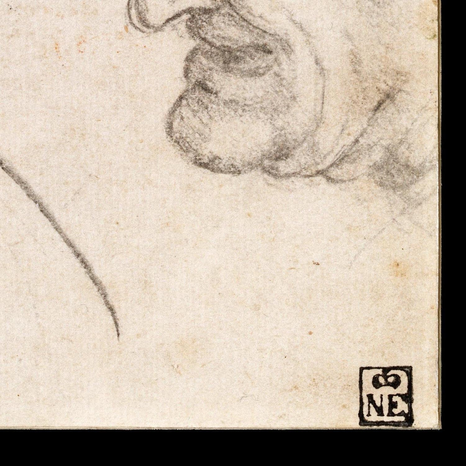 Leonardo Da Vincistudy of Two Warrior's Heads for the Etsy