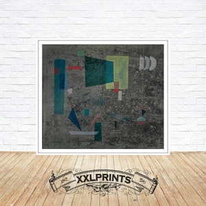 Wassily Kandinsky, Slow clearing, 1931, fine reproduction, fine art print, oversize print