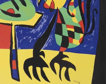 ジョアン・ミロ - 月に向かって吠える犬 - シュルレアリスムのファイン