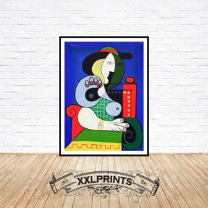 Picasso Woman With Watch Print: 1932 Fine Art Reproduction