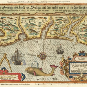 presentation of the map reproduction without a frame