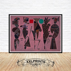 Wassily Kandinsky, Circle and square, 1943, fine reproduction, fine art print, oversize print