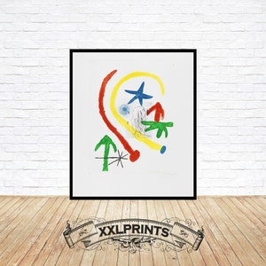 Joan Miro &#39;Walkway II&#39; Art Print: Fine Art Reproduction