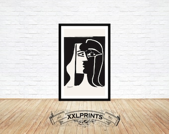 Pablo Picasso, The Kiss, fine reproduction, fine art print