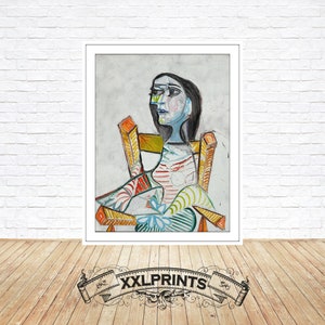 Pablo Picasso, Portrait of a woman, 1938, fine reproduction, fine art print, oversize print