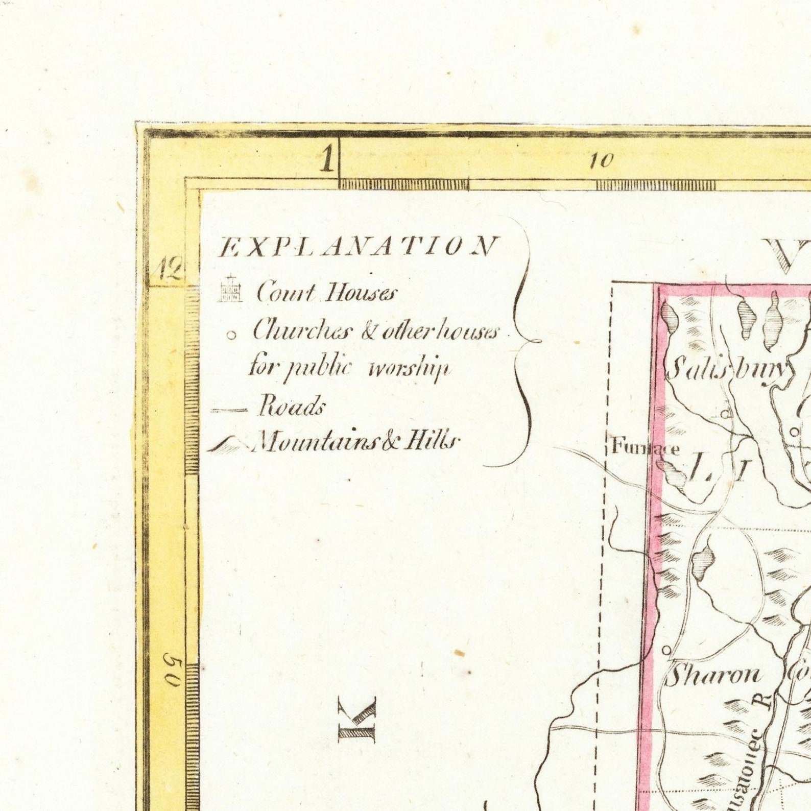 Old Map of Connecticut 1795 Very Rare Map Antique Fine - Etsy