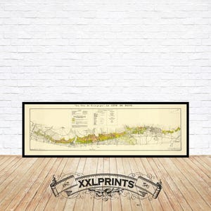 Mapa antiguo de los viñedos de La Cote De Nuits, Borgoña, 1953, reproducción fina, mapa grande, impresión de bellas artes, impresión de mapa de gran tamaño