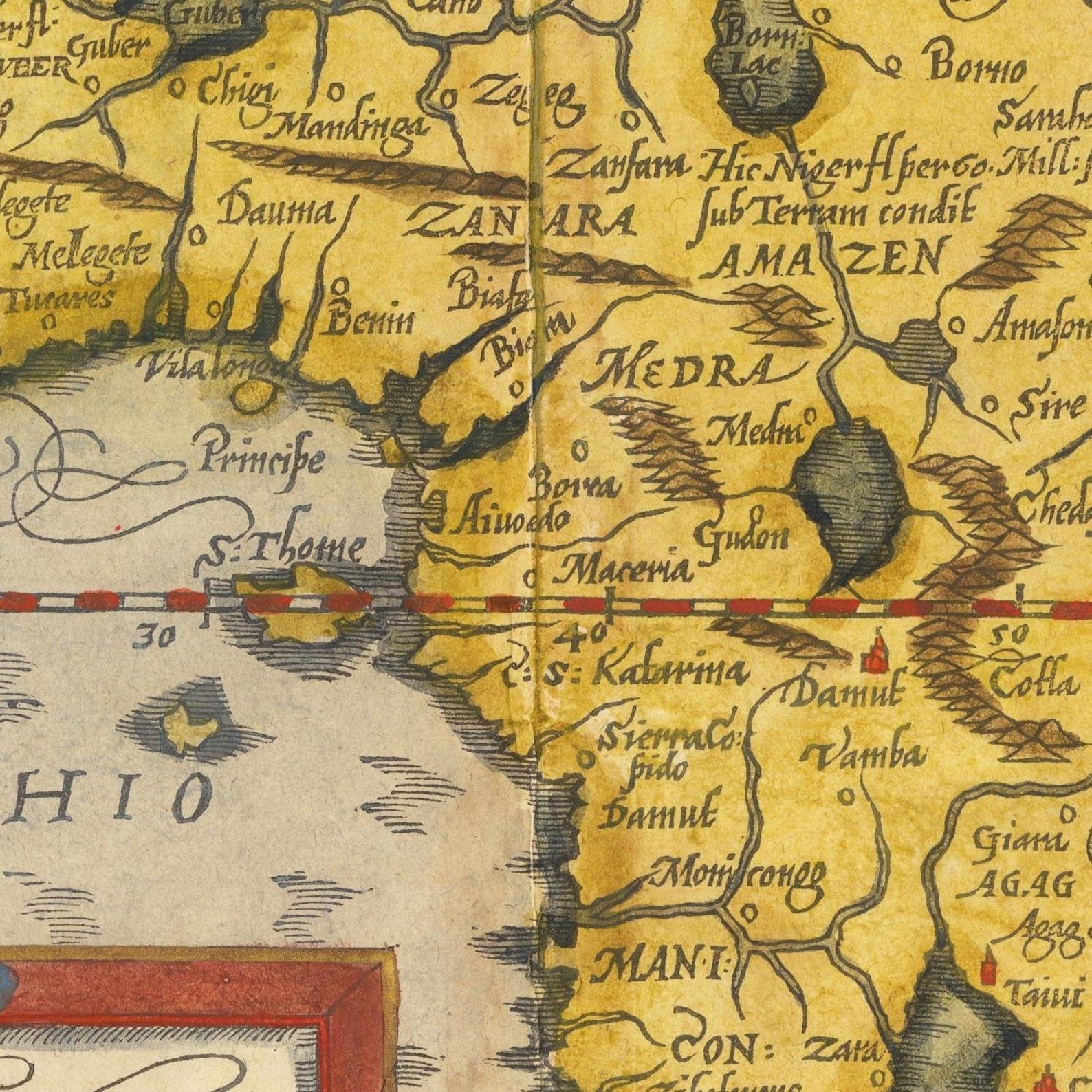 old-map-of-africa-1588-very-rare-ancient-map-fine-reproduction