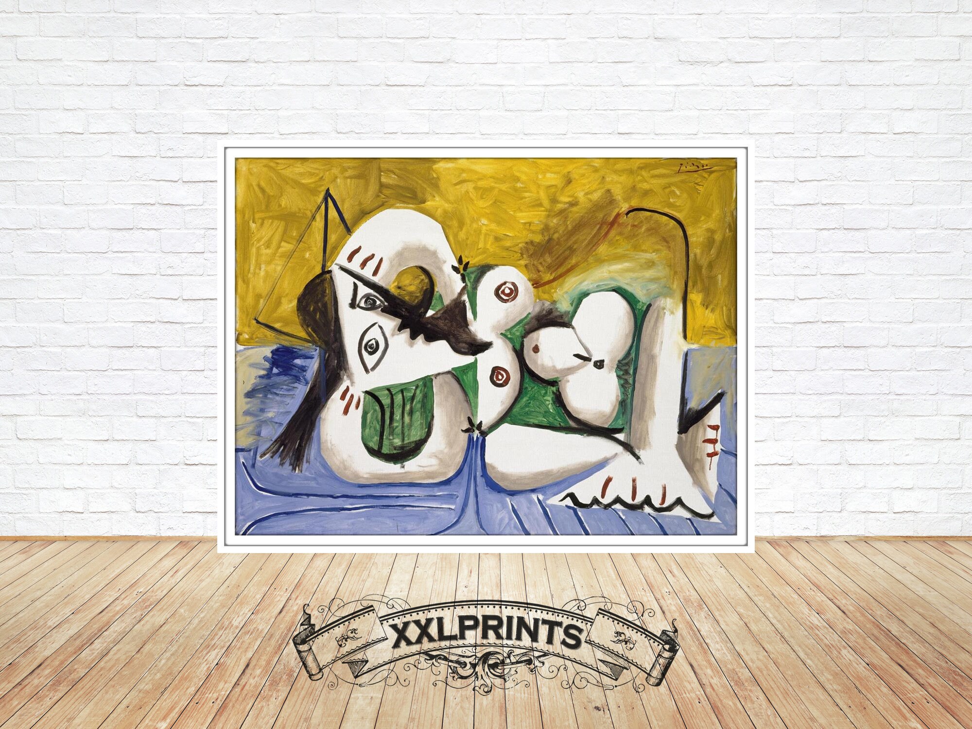 ピカソの版画：青いソファの女、1944年、美術複製 - Etsy 日本