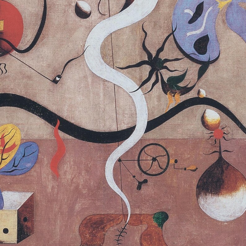 Joan Miro Carnival of Harlequin 1925 Fine Reproduction - Etsy