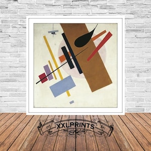 Kazimir Malevich,  Supremus No 55, 1916, suprematism, fine reproduction, large, fine art print, antique decor, oversize print