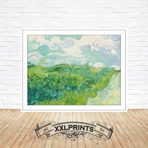 Van Gogh Green Wheat Fields Print: Auvers, 1890 Fine Art Reproduction