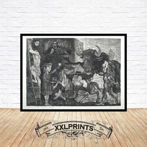 Pablo Picasso, A Minotauromaquia, 1935, reprodução fina, impressão artística