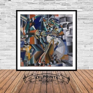 Kazimir Malevich, The Knife Grinder, 1913,suprematism, fine reproduction, large, fine art print, antique decor, oversize print