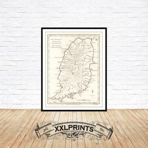 Antique Map of Grenada 1794: Fine Art Giclée Print