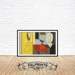 Pablo Picasso, The Studio, 1928, fine reproduction, fine art print,Picasso wall art