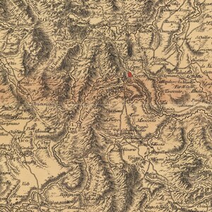 Old Map of the Kingdom of Corsica, 1794, Rare Map, Fine Reproduction
