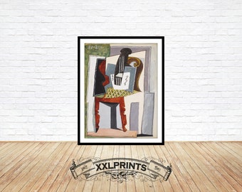 パブロ・ピカソ - ギターのある静物画 - 1926 年に印刷 - Etsy 日本