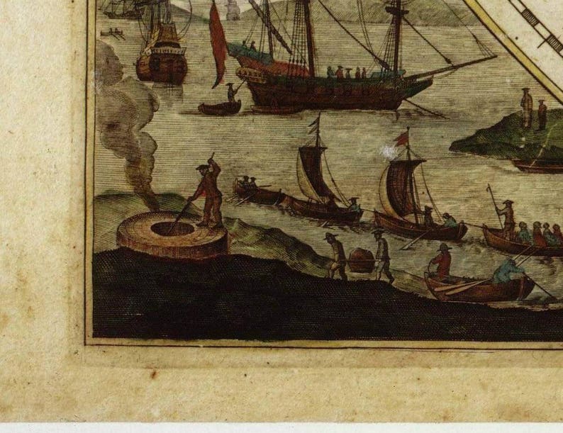 Ancient Map of North Pole 16th Century Old Map Fine - Etsy