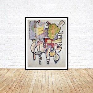 Wassily Kandinsky, Simple complexity, 1939, fine reproduction, fine art print, oversize print