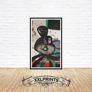 Joan Miro - Gaudí XXI, 1979, rare, Surrealism fine art, fine reproduction, fine art print, beautiful wall decor