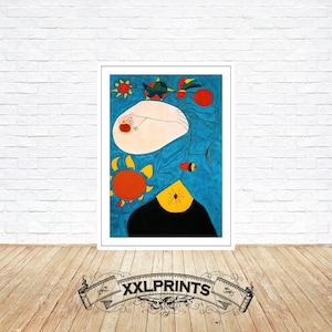 Joan Miro Portrait IV Print, 1938: Fine Art Reproduction