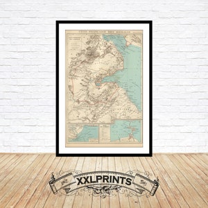 Djibouti Map Print: 1929 Somalian Coast, Antique Fine Art Reproduction