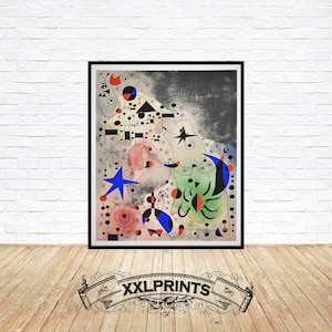 Joan Miro Print: The Migratory Bird, 1956, Fine Art Reproduction