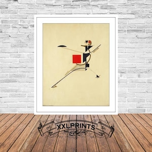 El Lissitzky New Man Print: Suprematism Fine Art Reproduction
