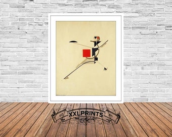 El Lissitzky New Man Print: Suprematism Fine Art Reproduction