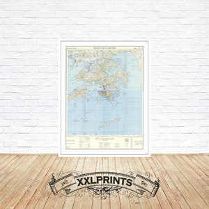 Old map of Hong Kong and the new territories, 19th century map, fine reproduction, large map,fine art print,antique decor,oversize map print