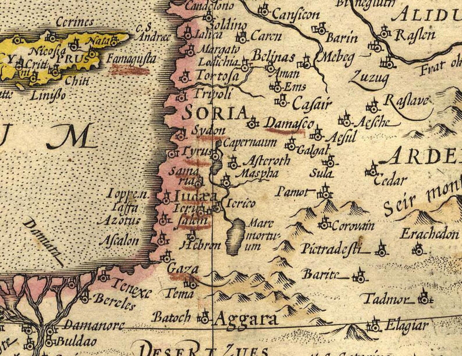 Ancient Map of Ottoman Empire Mehmed the Conqueror 1590 Etsy