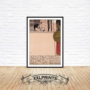 Gustav Klimt Secession Print: Fine Art Reproduction